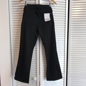 Joe’s Jeans Olivia Cropped Flare Black Size 27